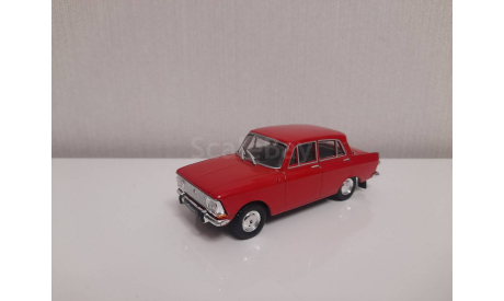 Москвич 412, масштабная модель, Автолегенды СССР журнал от DeAgostini, scale43