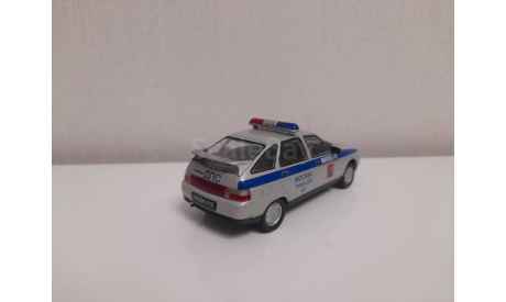 Ваз 2112 ДПС, масштабная модель, Автолегенды СССР журнал от DeAgostini, scale43