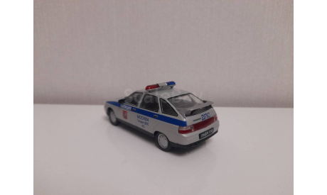 Ваз 2112 ДПС, масштабная модель, Автолегенды СССР журнал от DeAgostini, scale43