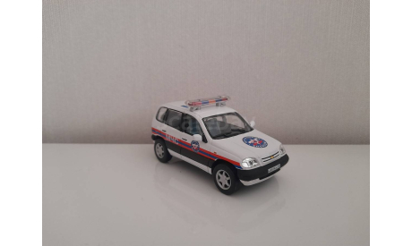 Chevrolet Niva МЧС НИВА Cararama, масштабная модель, ВАЗ, Bauer/Cararama/Hongwell, scale43