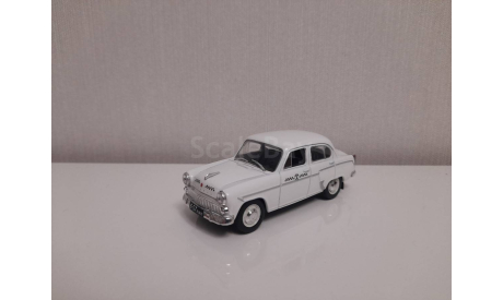 Москвич 403 такси, масштабная модель, Автолегенды СССР журнал от DeAgostini, scale43