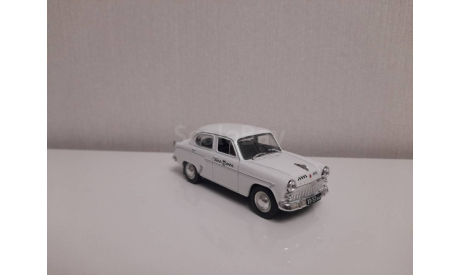 Москвич 403 такси, масштабная модель, Автолегенды СССР журнал от DeAgostini, scale43