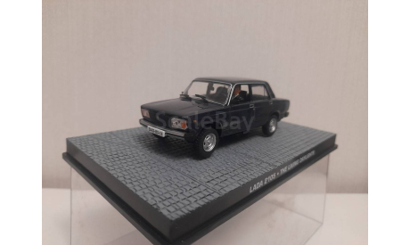 Ваз 2105 Lada the living daylights James Bond, масштабная модель, The James Bond Car Collection (Автомобили Джеймса Бонда), scale43