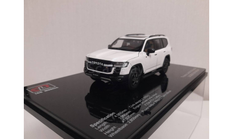 Toyota Land Cruiser 300 GR Sport LCD Model 1:43, масштабная модель, scale43