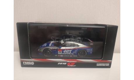 Nissan GT-R R35 Super GT500 2010, масштабная модель, Ebbro, scale43