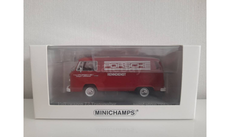 Volkswagen T2 Transporter Porsche 1/43 minichamps, масштабная модель, scale43