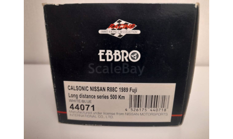 Nissan R88C 1989 Fuji 500 Ebbro 1/43, масштабная модель, scale43