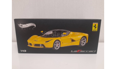 La Ferrari 1/43 hot wheels elite, масштабная модель, scale43