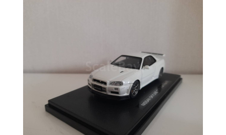 Nissan Skyline GT-R V-spec II R34, масштабная модель, Ebbro, scale43