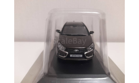 Ваз Lada Vesta SW, масштабная модель, Автолегенды СССР журнал от DeAgostini, scale43