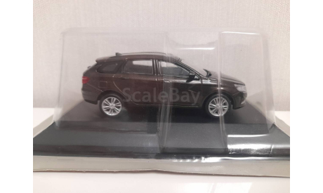 Ваз Lada Vesta SW, масштабная модель, Автолегенды СССР журнал от DeAgostini, scale43