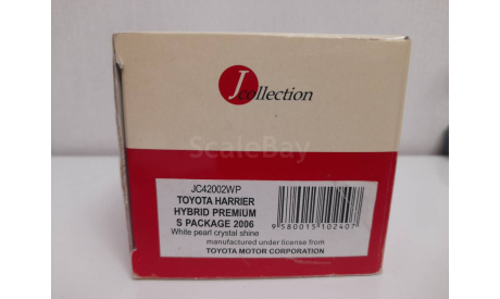 Toyota Harrier hybrid 1/43 j collection, масштабная модель, J-Collection, scale43