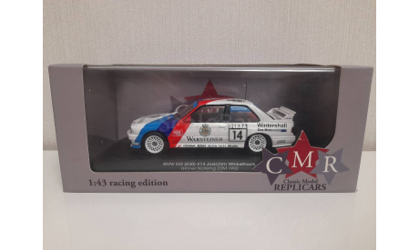 BMW M3 (E30) Norisring DTM 1992 Joachim Winkelhock CMR 1/43, масштабная модель, IXO Rally (серии RAC, RAM), scale43