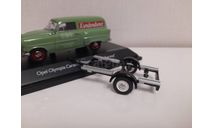 Opel Olympia Caravan с прицепом без мессершмитта schuco 1/43, масштабная модель, scale43