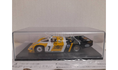 Porsche 956 winner Le Mans 1984 pescarolo ludwig, масштабная модель, Spark, scale43
