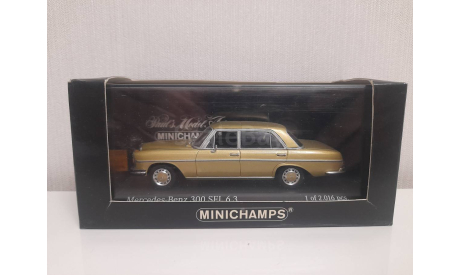 Mercedes 300 sel 6.3 w109 Minichamps 1/43, масштабная модель, scale43, Mercedes-Benz