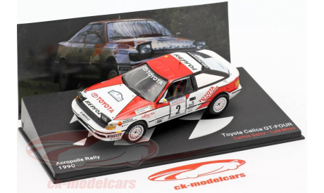 Toyota Celica GT-4 (ST165) 1990 Sainz, масштабная модель, Altaya, 1:43, 1/43