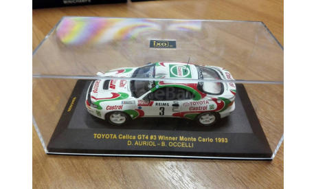 Toyota Celica GT4 WRC WinnerRally Monte-Carlo 1993 D.Auriol, масштабная модель, IXO Rally (серии RAC, RAM), scale43