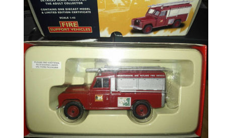 Land Rover Leicestershire & Rutland Fire Cervice Corgi, масштабная модель, scale43