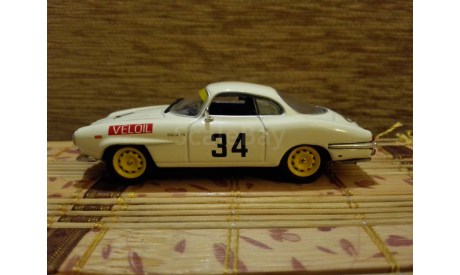 Alfa Romeo Giulia SS Super Sprint Targa Florio Итальянская журналка, масштабная модель, Metro, scale43