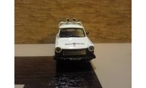 Trabant 601S Полиция ГДР, масштабная модель, Полицейские машины мира, Deagostini, scale43