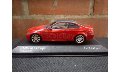 BMW M3 E92 Minichamps, масштабная модель, scale43