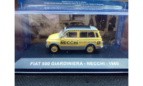 Fiat 500 Giardiniera Necchi 1960, масштабная модель, Altaya, scale43