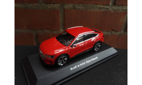 Audi e-tron Sportback 2020 catalunya red iScale, масштабная модель, 1:43, 1/43