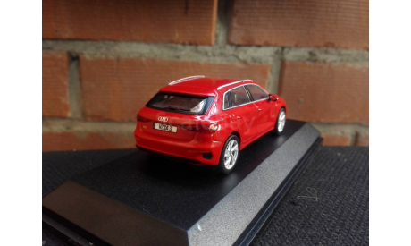 Audi A3 Sportback year 2020 tango red 1:43 iScale, масштабная модель, 1/43