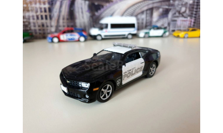 Полицейские машины мира №30 Chevrolet Camaro SS Полиция США 1/43, журнальная серия Полицейские машины мира (DeAgostini), scale43