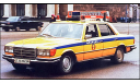 Полицейские машины мира №22 Mercedes W116 450SEL 1/43, журнальная серия Полицейские машины мира (DeAgostini), scale43, Mercedes-Benz
