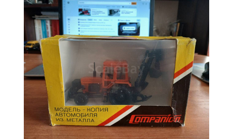Трактор МТЗ Беларус экскаватор, масштабная модель трактора, Компаньон, scale43