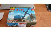 Сборная модель экскаватора Э-754, сборная модель (другое), AVD Models, scale43
