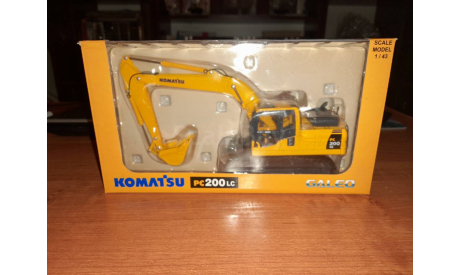 Экскаватор Komatsu PC 200, масштабная модель трактора, Китай, scale43