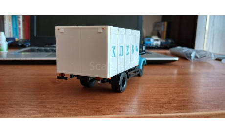 ГАЗ 3307 Хлебный фургон, масштабная модель, Наши Грузовики, 1:43, 1/43