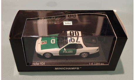 Porsche 924 polizei., масштабная модель, Minichamps, scale43