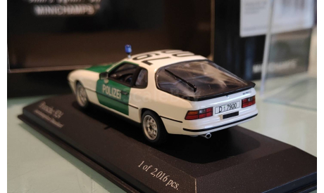 Porsche 924 polizei., масштабная модель, Minichamps, scale43