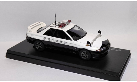 Nissan Skyline GT-R (R32) Police, масштабная модель, 1:43, 1/43