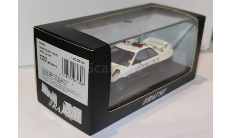 Nissan Skyline GT-R (R32) Police, масштабная модель, 1:43, 1/43