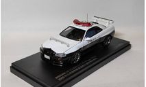 Nissan Skyline GT-R V Spec (R34) Police, масштабная модель, scale43