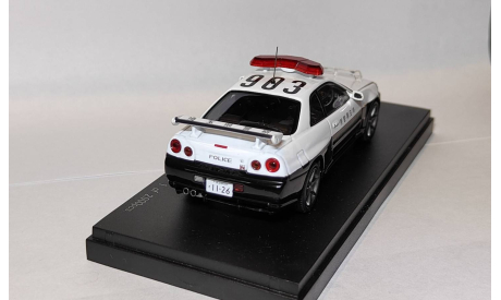Nissan Skyline GT-R V Spec (R34) Police, масштабная модель, scale43