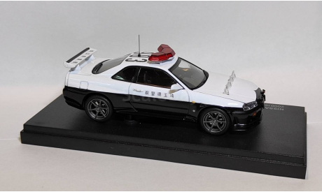Nissan Skyline GT-R V Spec (R34) Police, масштабная модель, scale43