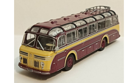 Автобус HENSCHEL HS 100 N 1953 Yellow/Brown 1:72 Atlas металл 7163103 Хеншель Bus Collection, масштабная модель, scale72