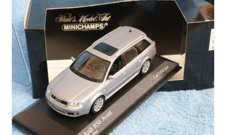 1/43  Audi RS6 Avant Minichamps 2002, масштабная модель, scale43