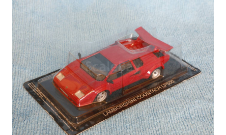 1/43 Lamborghini Countach LP500, масштабная модель, Суперкары. Лучшие автомобили мира, журнал от DeAgostini, scale0