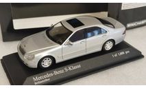 1/43 Mercedes-Benz S-Class 1998 W220 Minichamps, масштабная модель, scale43