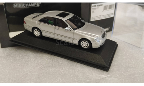 1/43 Mercedes-Benz S-Class 1998 W220 Minichamps, масштабная модель, scale43