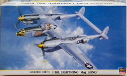 1/48 P-38L  Lightning Maj. Bong Hasegawa