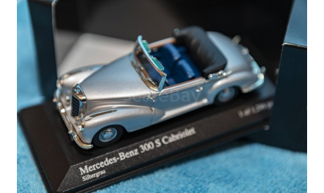 1/43 Mercedes-Benz 300 S Cabriolet, масштабная модель, Minichamps, scale43