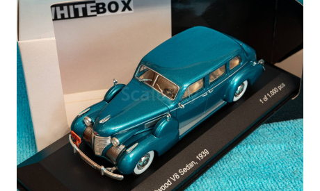 1/43 Cadillac 75 Fleetwood V8 Sedan 1939, масштабная модель, WhiteBox, scale43